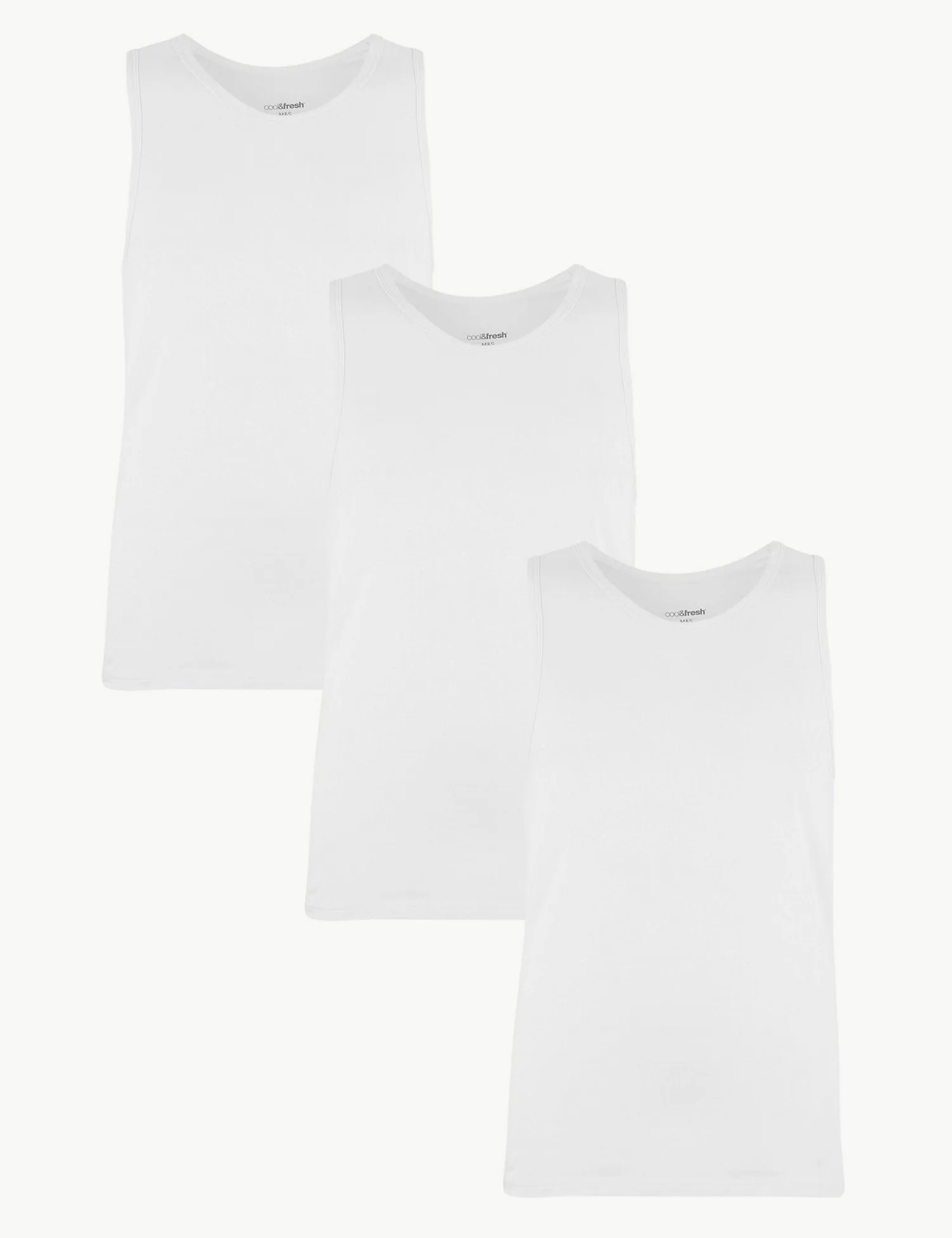 3 Pack Sleeveless Vests