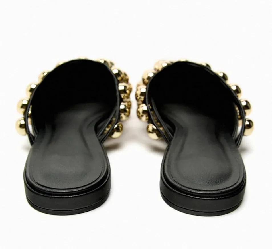 Agatha Punk Studs Mules