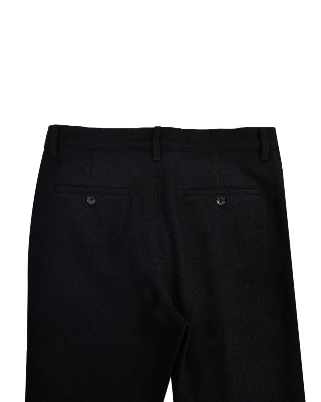 Black Wool Winter Pant