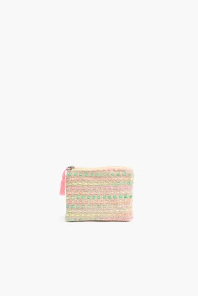 Bright Stripe Coin Pouch