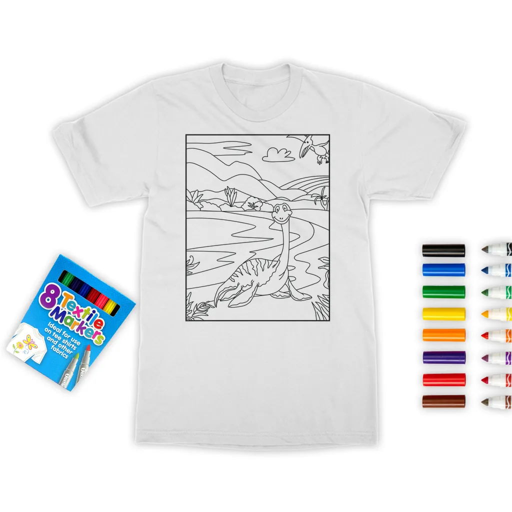 dinosaurColoring Colouring T-Shirt