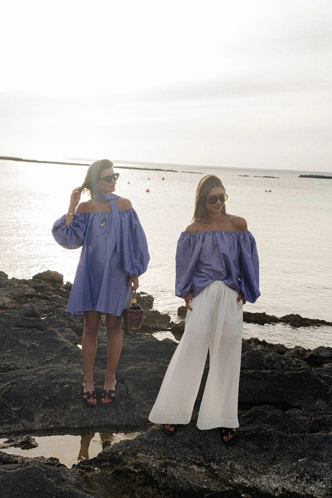 Ella off shoulder blouse lilac