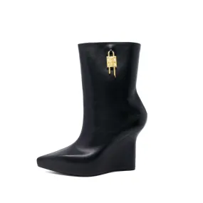 Givenchy Black G Lock Ankle Boots 37