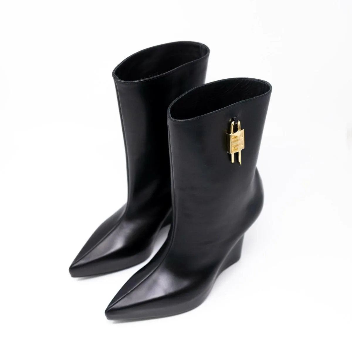 Givenchy Black G Lock Ankle Boots 37