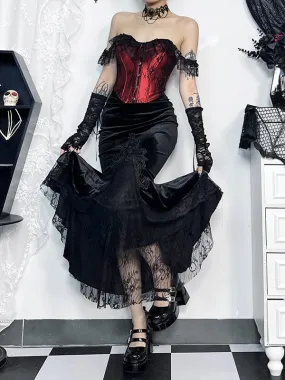 Gothic beauty fishtail skirt