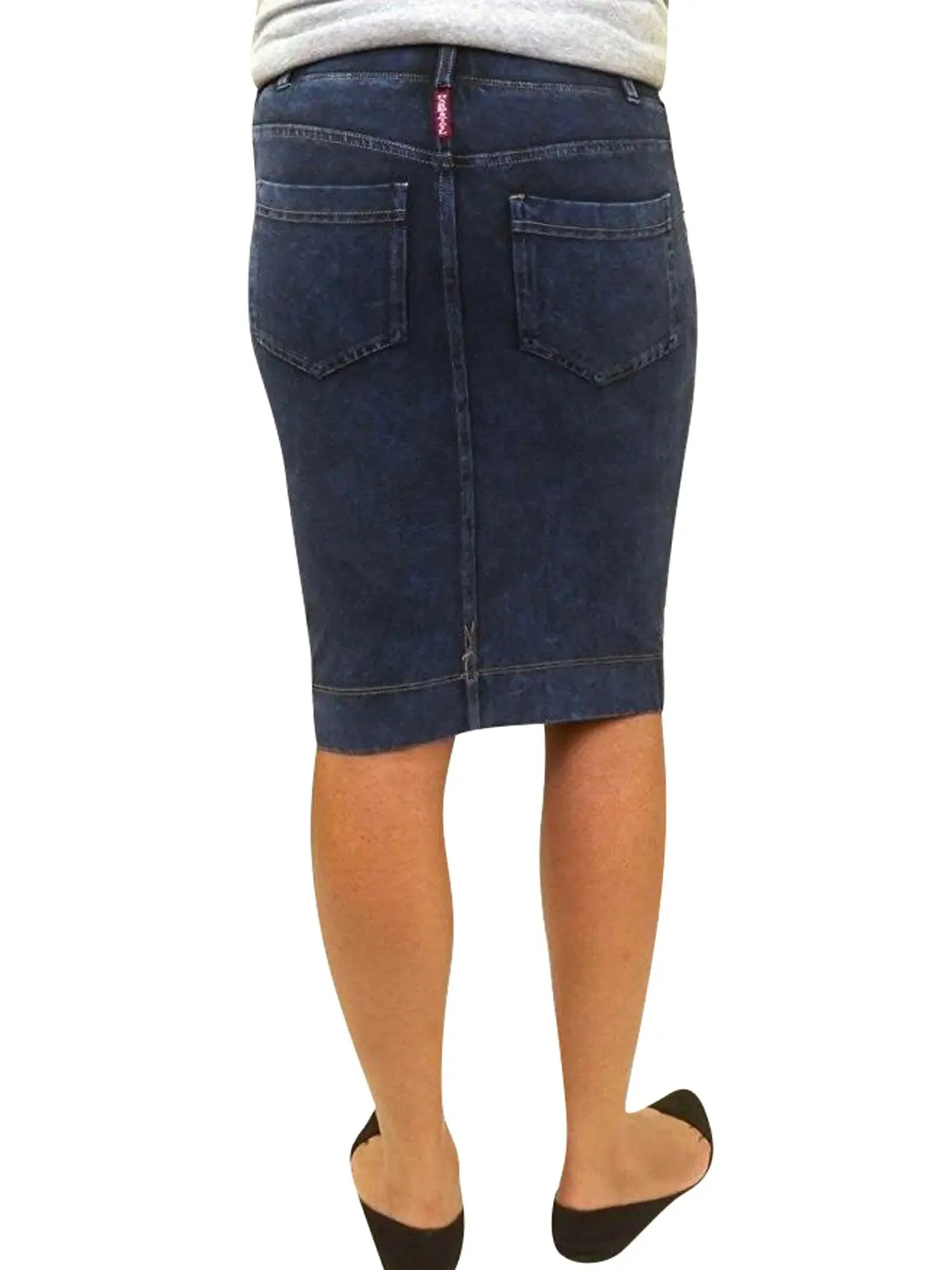 Hard Tail Jean Knee Skirt WJ-105