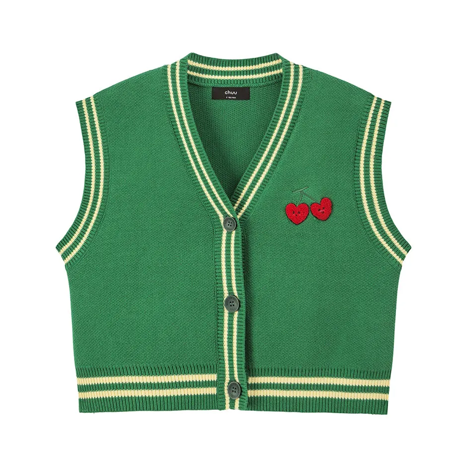 Heart And Cherry Knit Vest