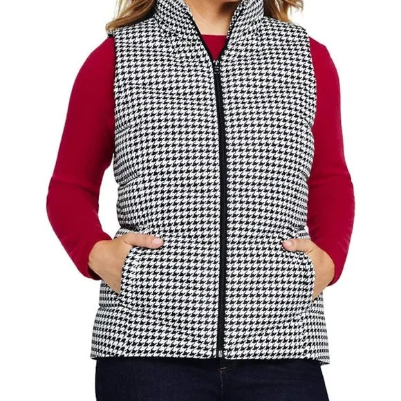 Lands' End Women's Houndstooth Vests