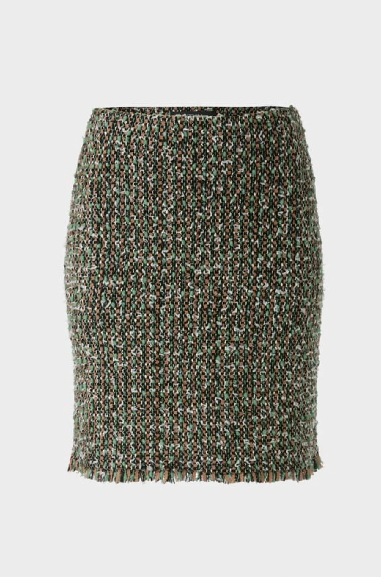 Marc Cain - Frayed Hem Tweed Skirt