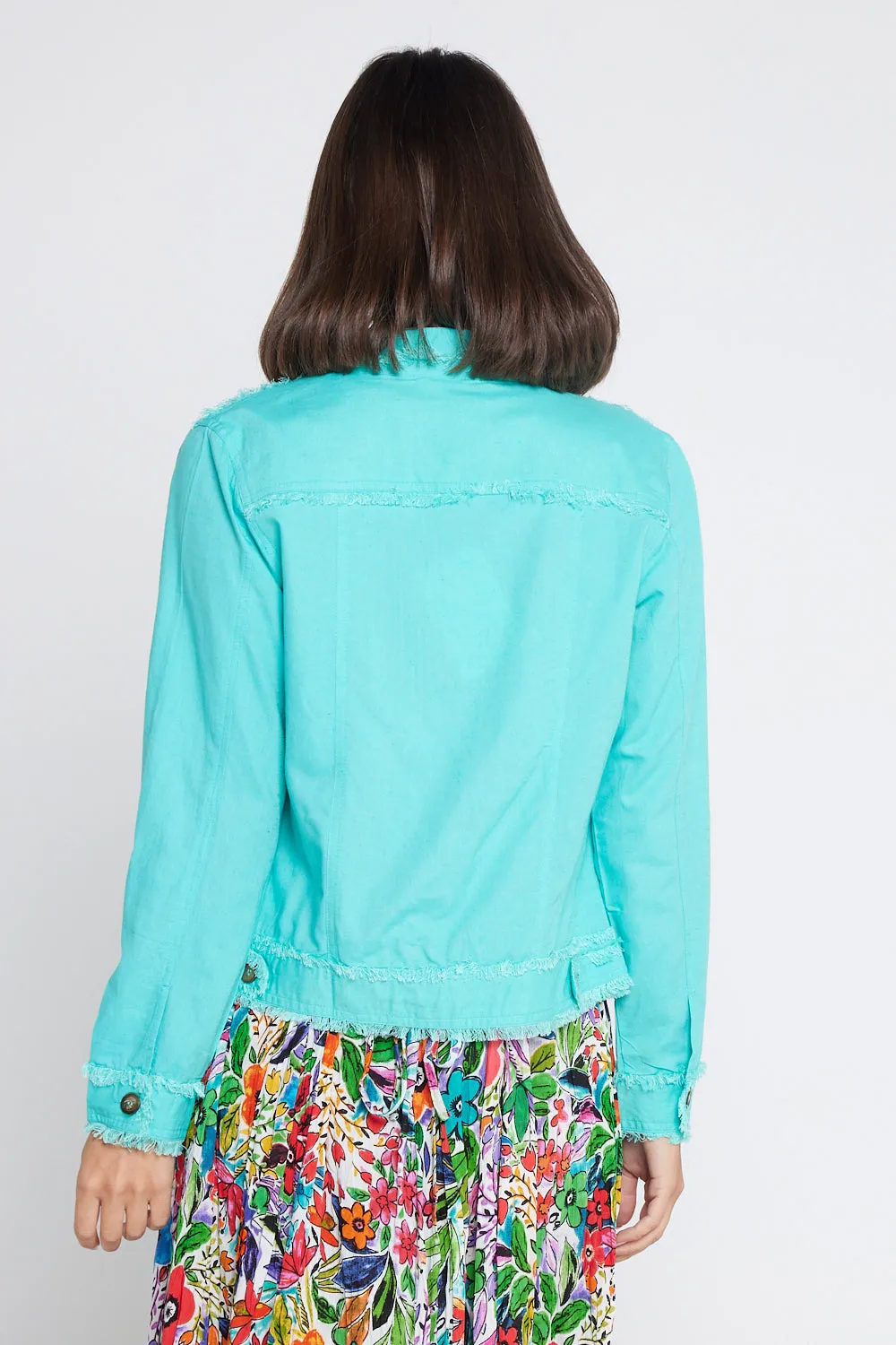 Orientique Essentials Summer Jacket - Aqua