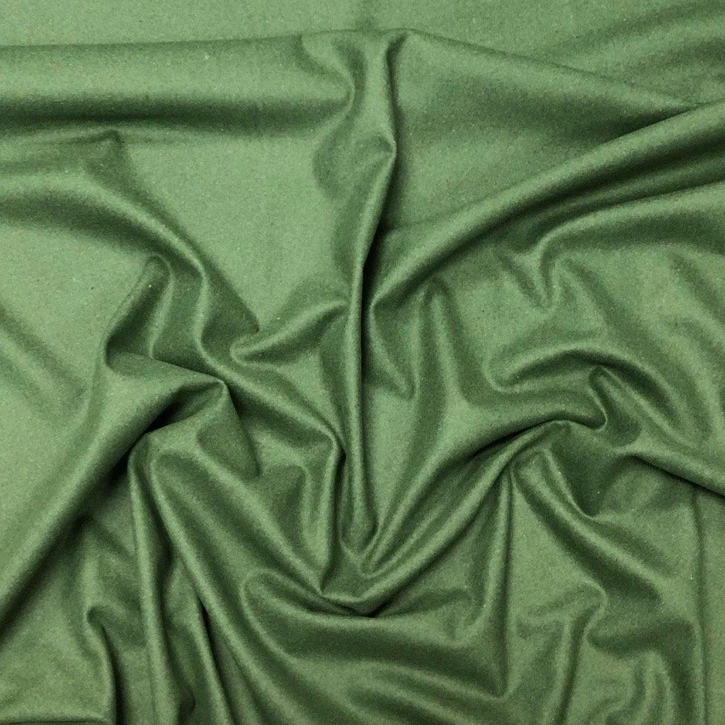 Plain Wool Blend Fabric