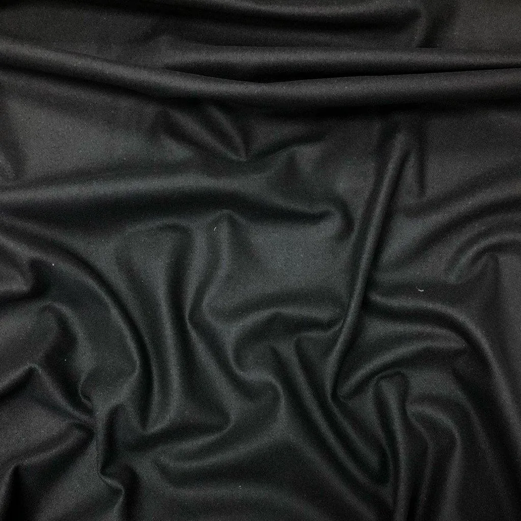 Plain Wool Blend Fabric