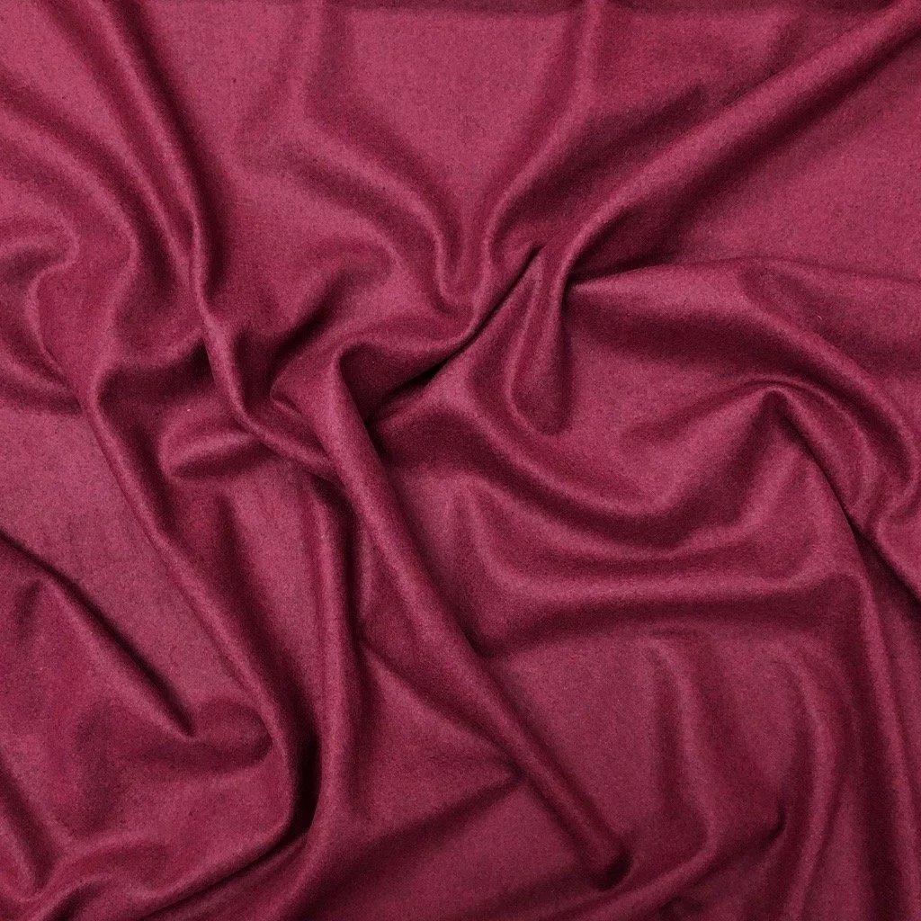 Plain Wool Blend Fabric