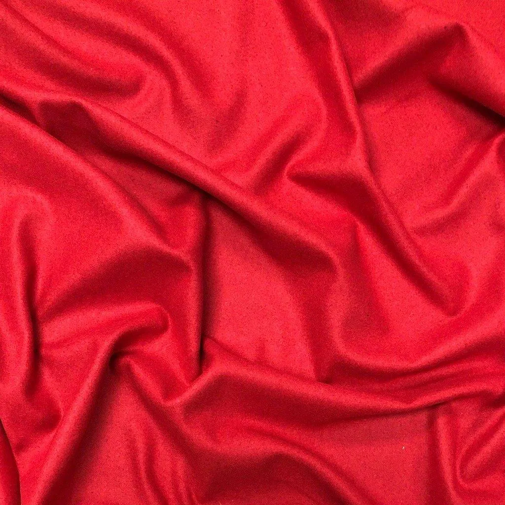 Plain Wool Blend Fabric