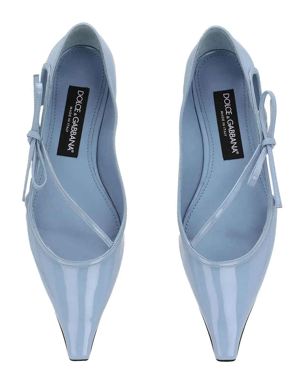 Polished Ballerina Flat in Blue