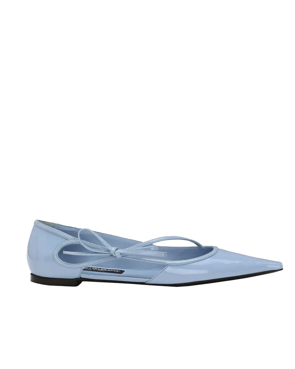 Polished Ballerina Flat in Blue