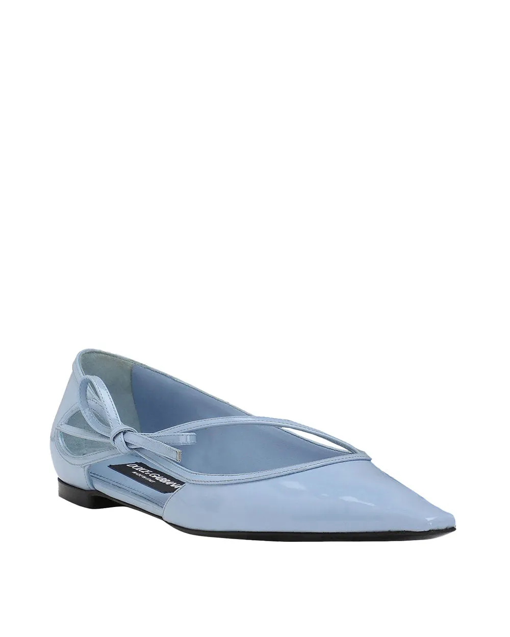 Polished Ballerina Flat in Blue