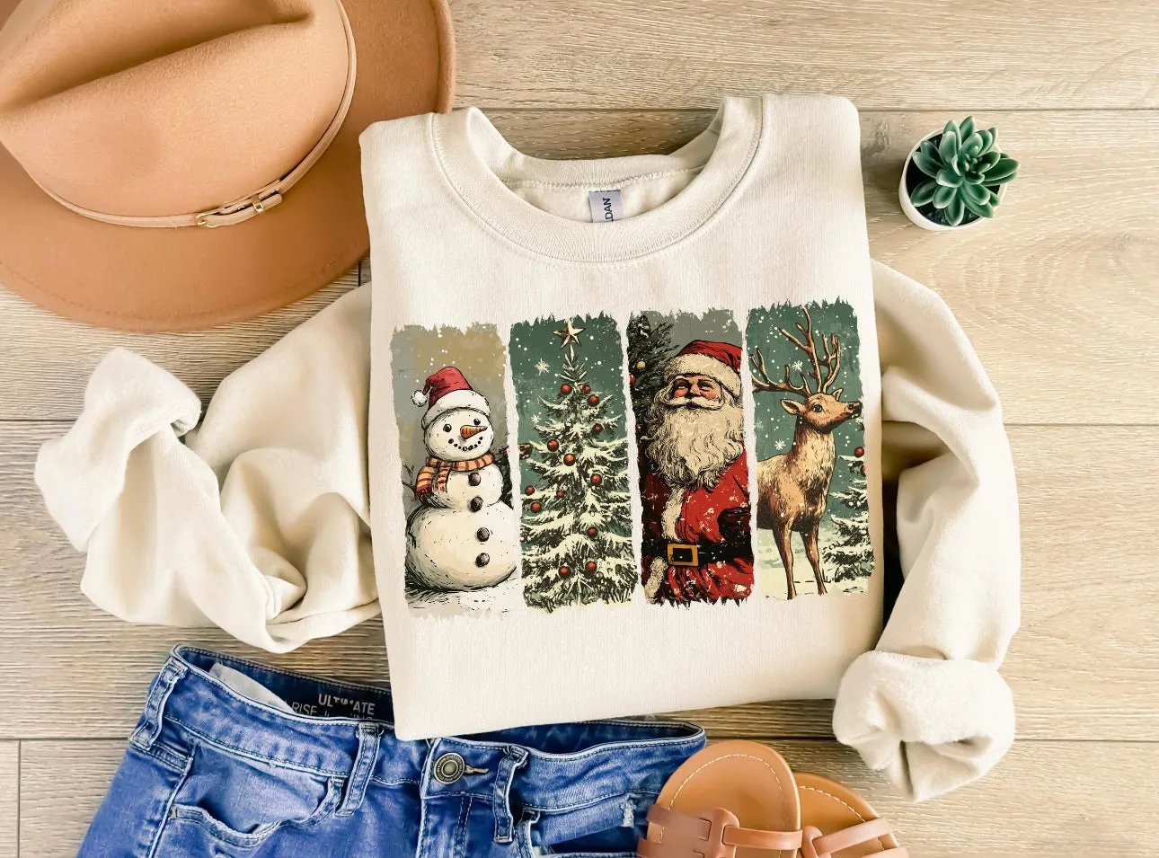 Retro Vintage Classic Christmas Sweatshirt