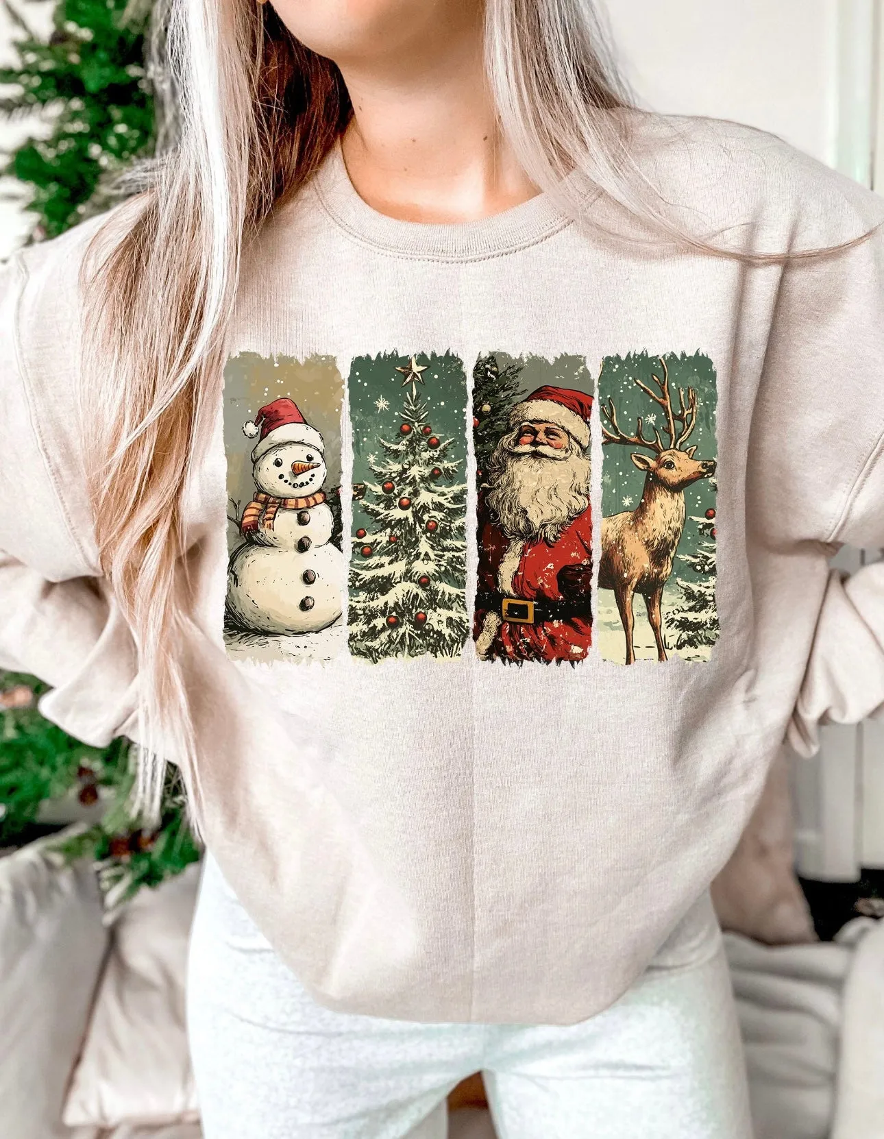 Retro Vintage Classic Christmas Sweatshirt