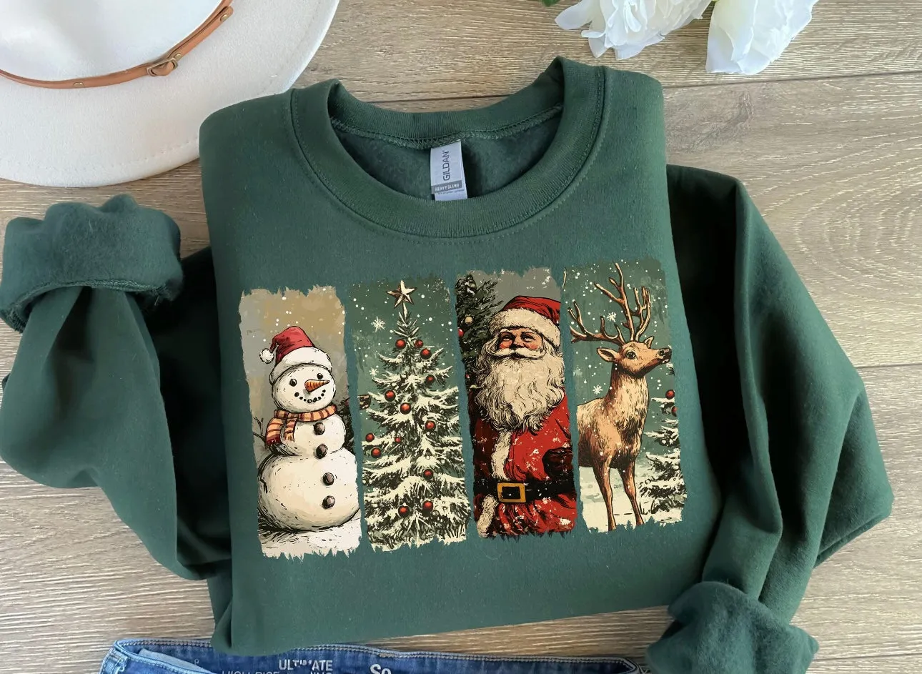 Retro Vintage Classic Christmas Sweatshirt