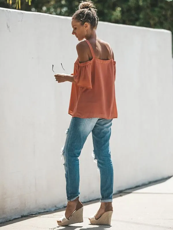 TastyHottie - Romance Sleeves Off Shoulder Blouses&shirt Tops