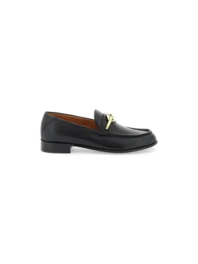 VLogo Signature Leather Loafers